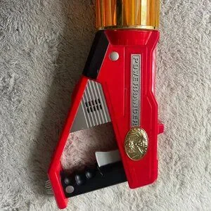 Power Rangers Red Gun Bandai Namco | Toys | Power Rangers 20 Red Rangers Lion Gun With Laser ...